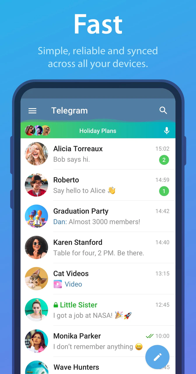 Скачать Telegram MOD APK v10.14.0 для Android