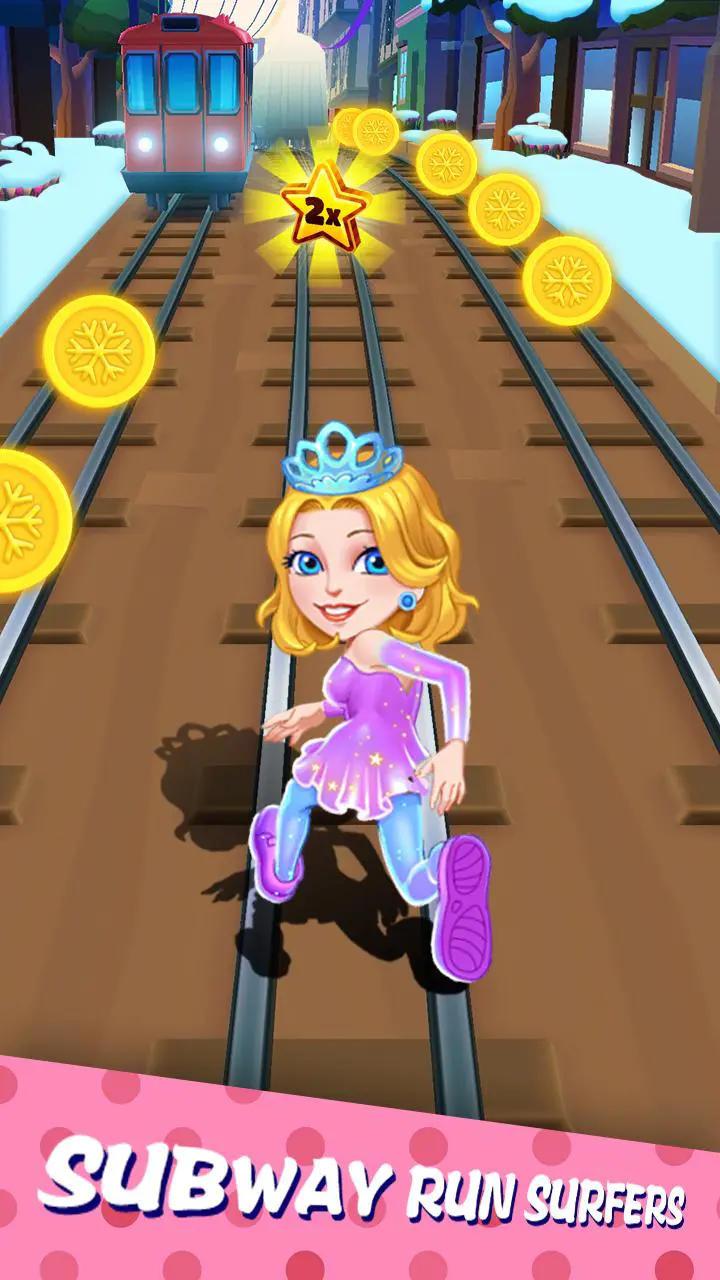 Скачать Subway Ice Princess Surfers APK v1.3 для Android