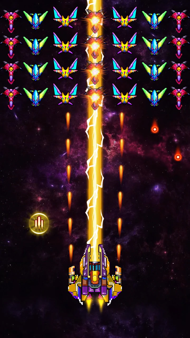 Скачать Galaxiga Retro - Space Shooter APK v1.6.2 для Android