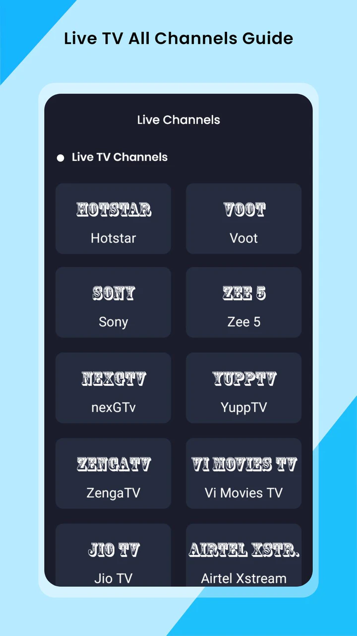 Live tv 2025 apk mod