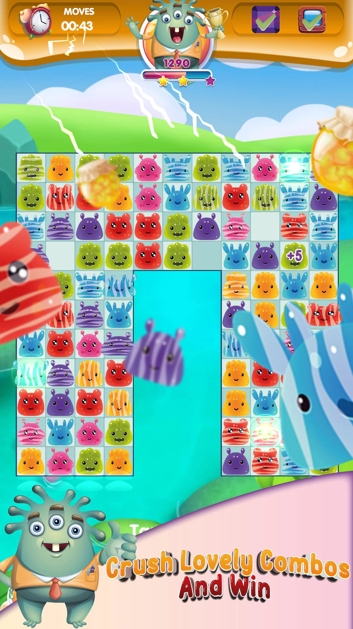 Скачать Monster Crush Mania APK v1.6.9 для Android