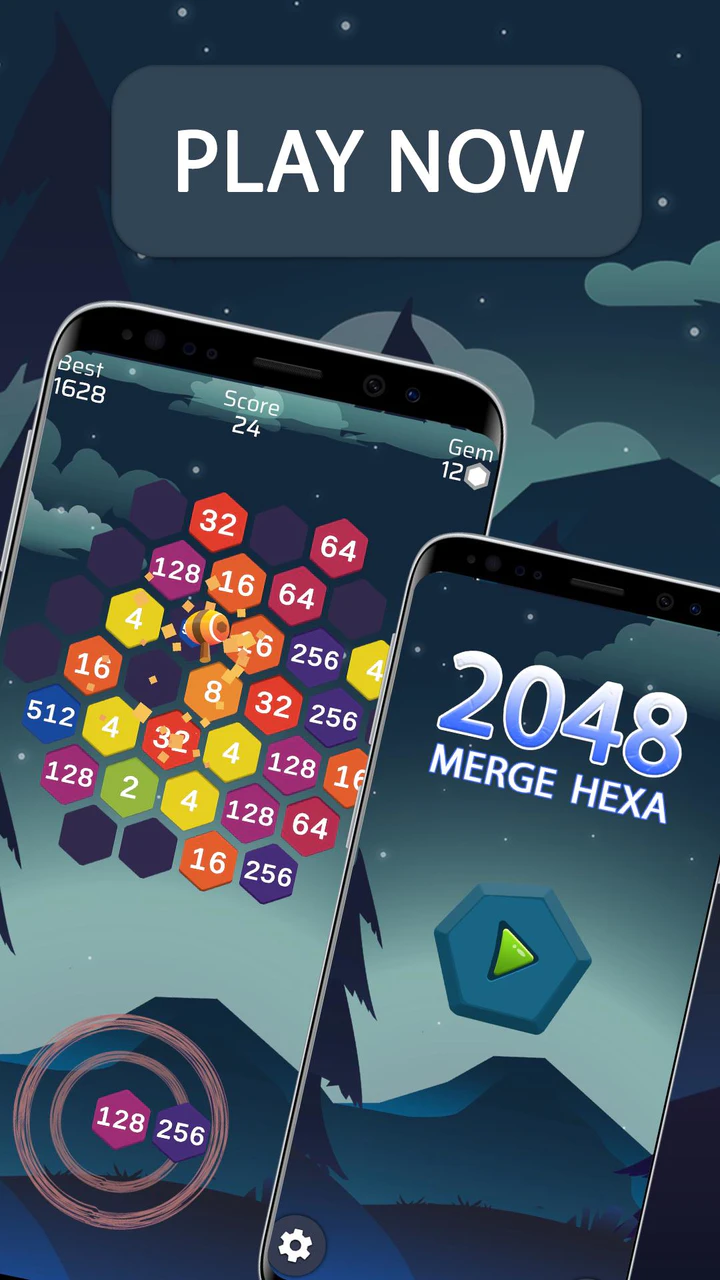 Скачать Merge Hexa 2048 Number Puzzle APK v1.0.2 для Android