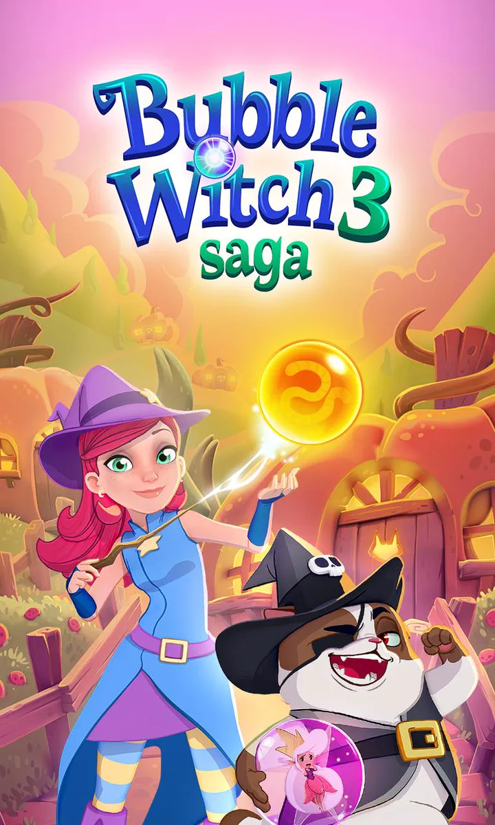 Скачать Bubble Witch 3 Saga MOD APK v7.39.18 для Android