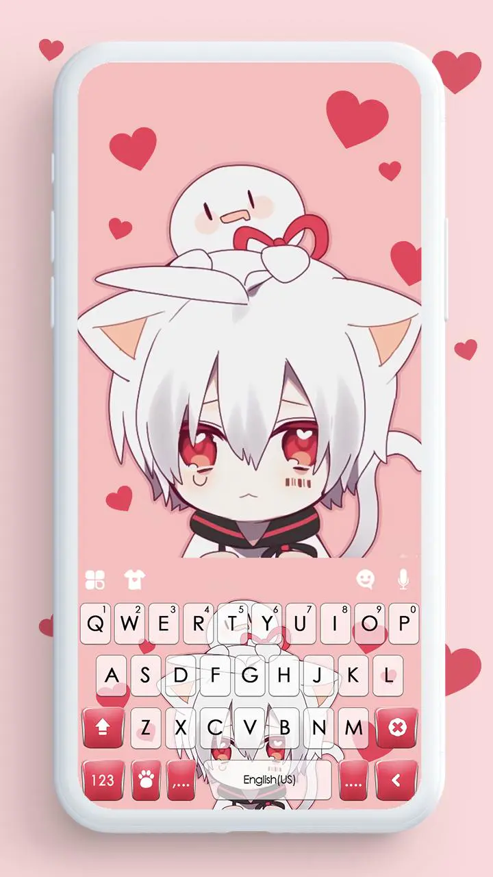 Скачать Фон клавиатуры Anime Cat Boy MOD APK v6.0.1125_8 для Android