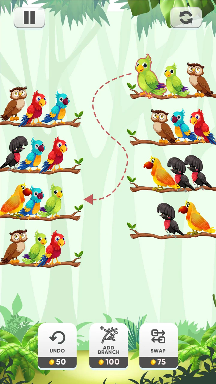 Скачать Bird Sort Color Puzzle APK v1.0.9 для Android