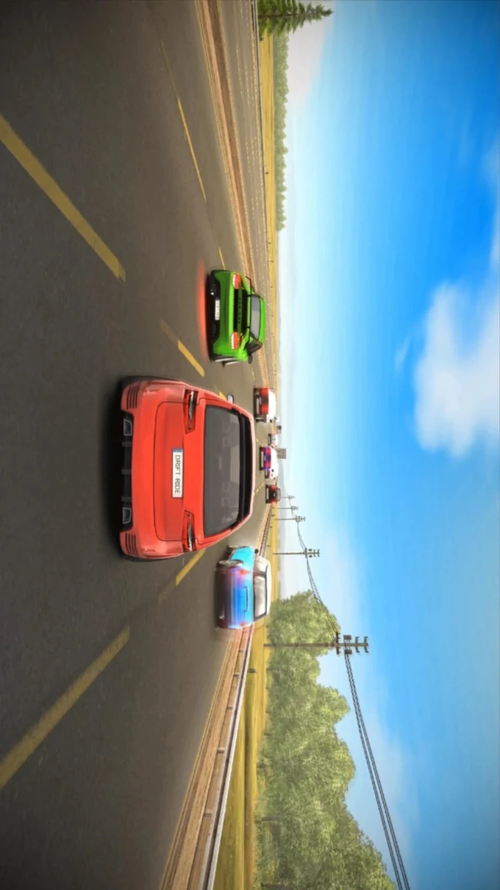 Скачать Drift Ride - Traffic Racing MOD APK v1.52 (Бесконечные деньги) для  Android