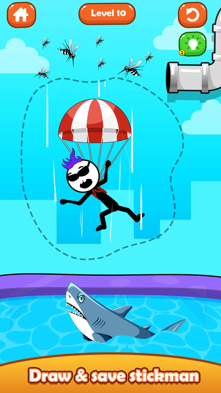 Скачать Stickman Story: Draw 2 Save APK v1.3 для Android