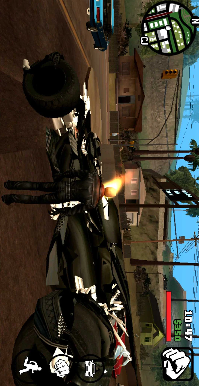 Скачать Grand Theft Auto: San Andreas MOD APK v1.09 (Призрачный гонщик) для  Android