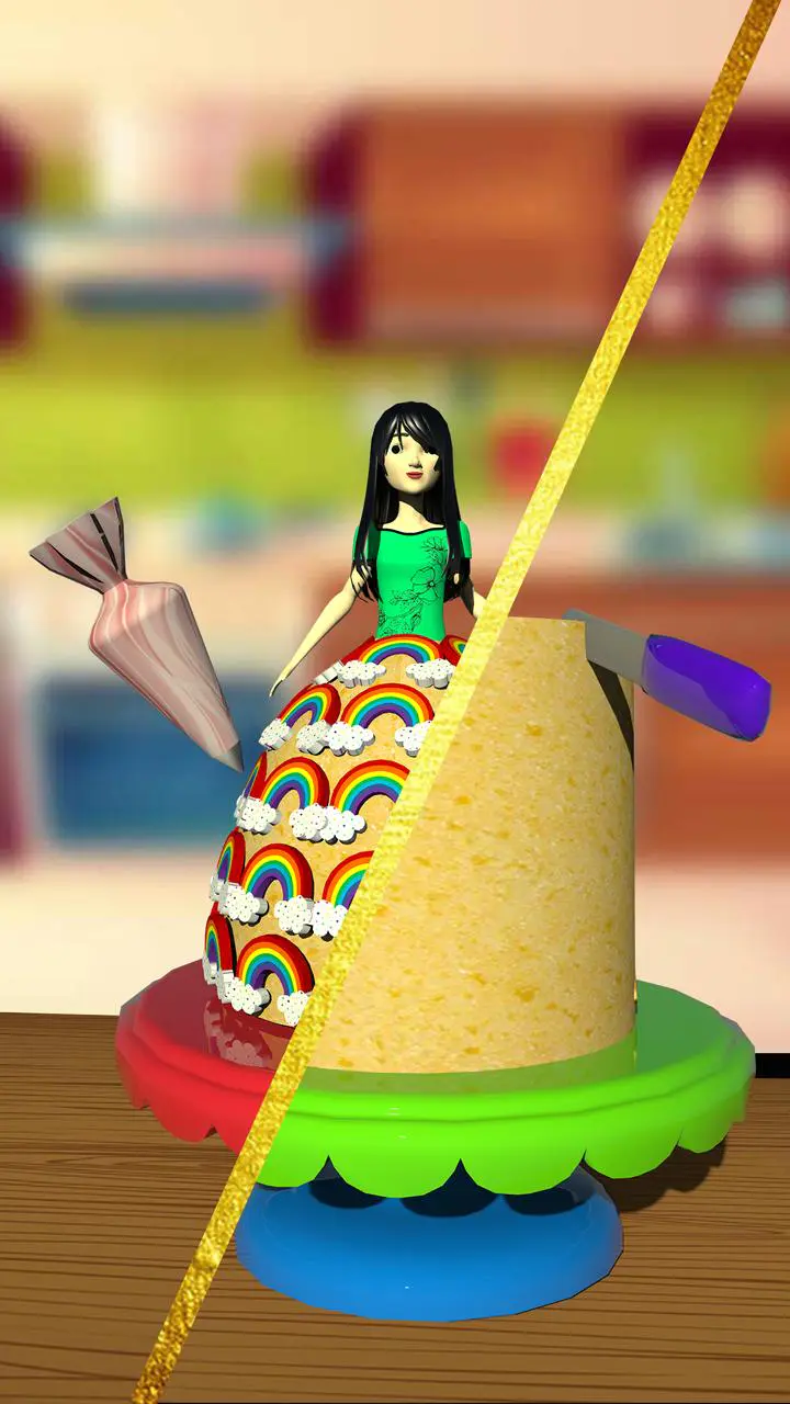 Скачать Doll Cake Dress Up Games 3D APK v1.0.3 для Android