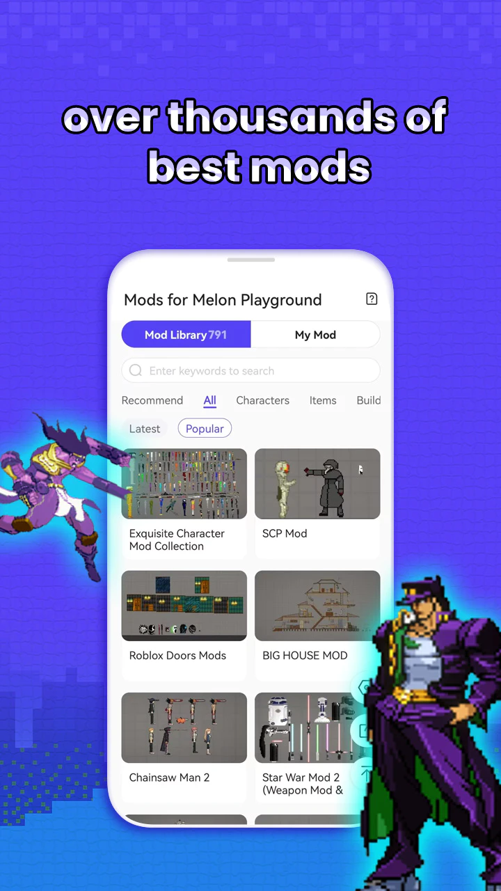 Скачать Mods for Melon Playground APK v3.4 для Android