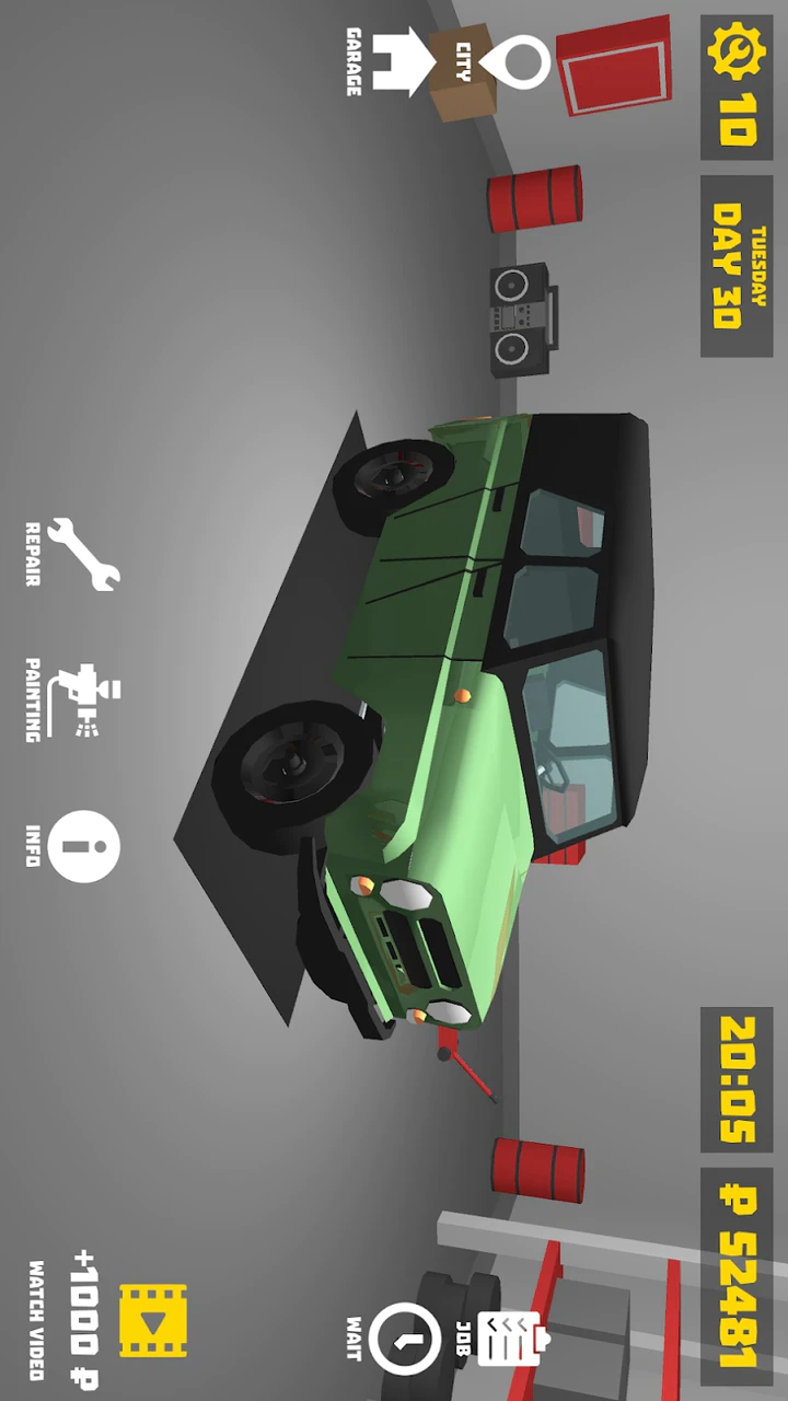 Скачать Retro Garage - Car mechanic simulator MOD APK v2.15.0 для Android