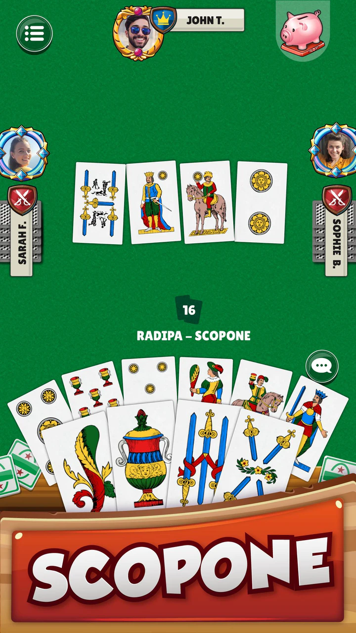 Scarica Scopa - Gioco di Carte Online MOD APK v7.19.1 per Android