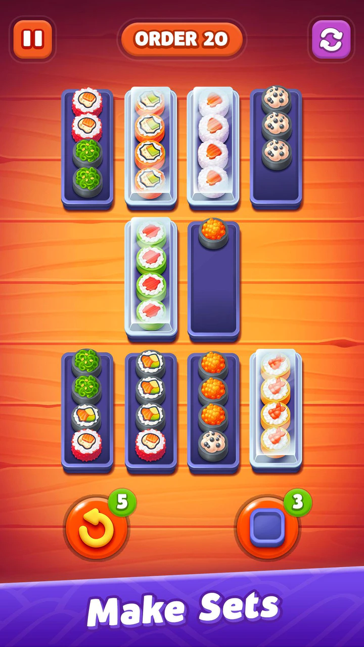 Скачать Sushi Sort: Color Sorting Game APK v1.2.1.0 для Android