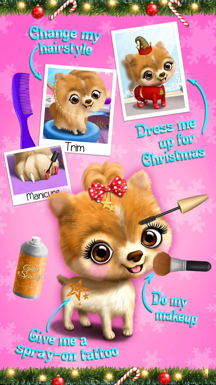 Скачать Christmas Animal Hair Salon 2 MOD APK v3.0.30030 для Android