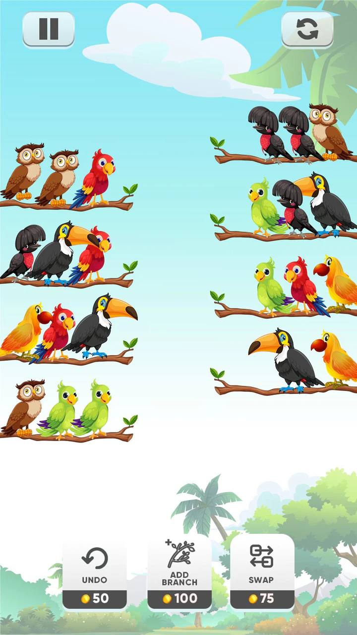 Скачать Bird Sort Color Puzzle APK v1.0.9 для Android