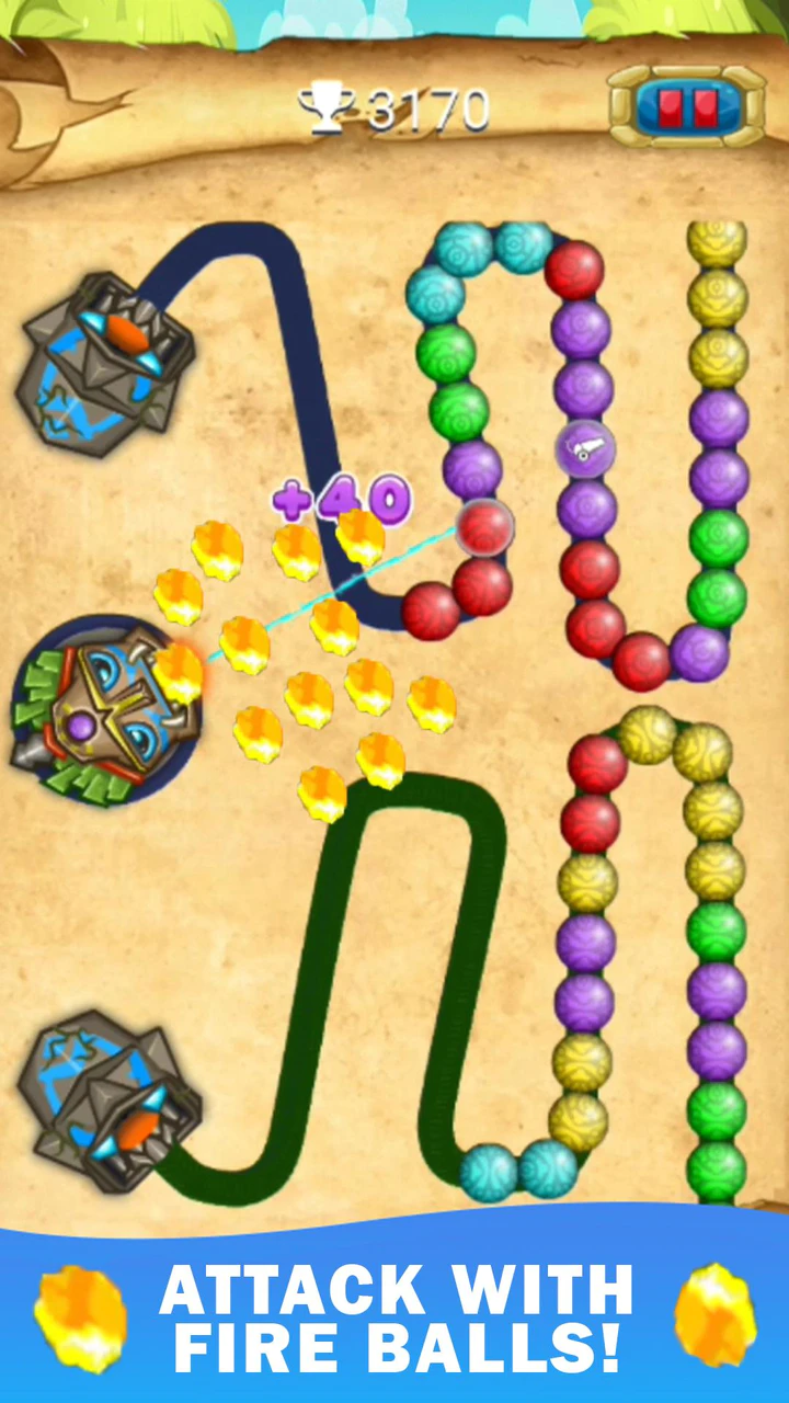 Download Suma Marble Shooter Luxor game MOD APK v1.41 for Android