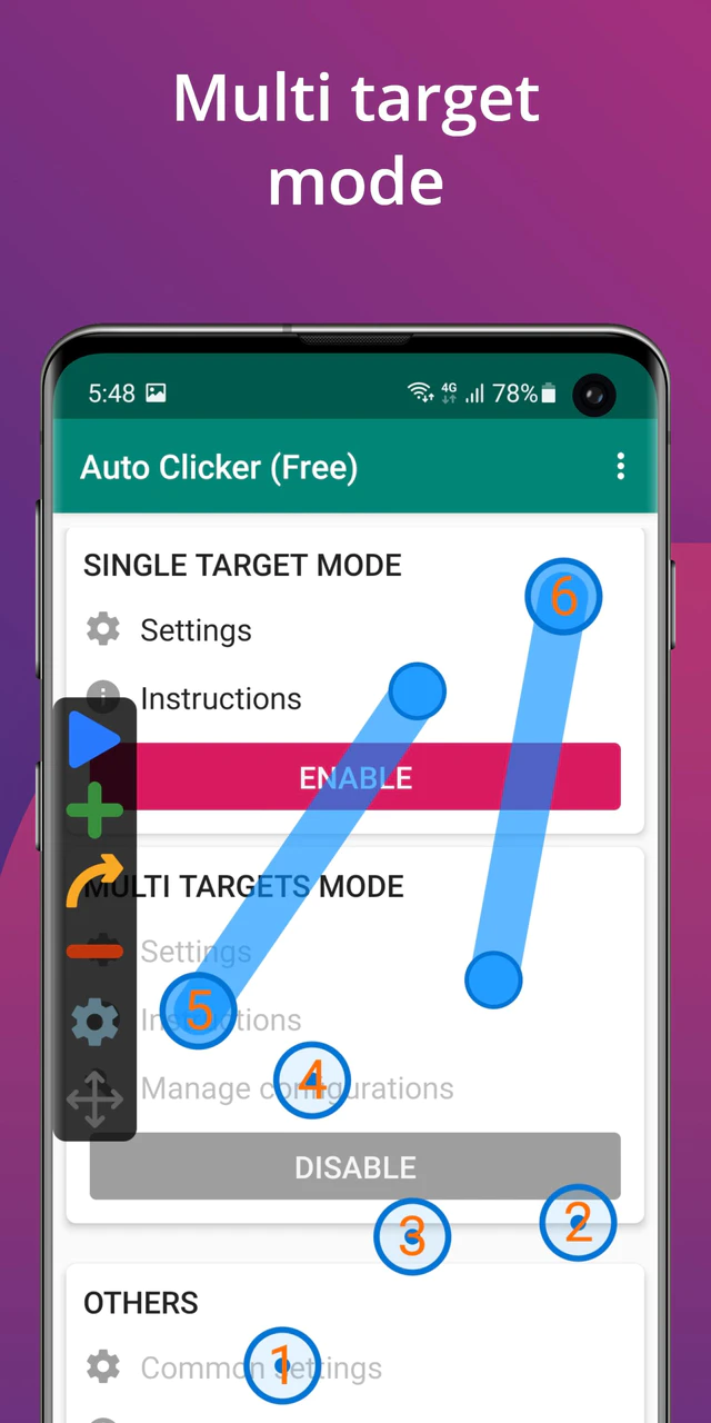 Скачать Auto Clicker - Automatic tap MOD APK v1.6.5 (Без рекламы) для  Android