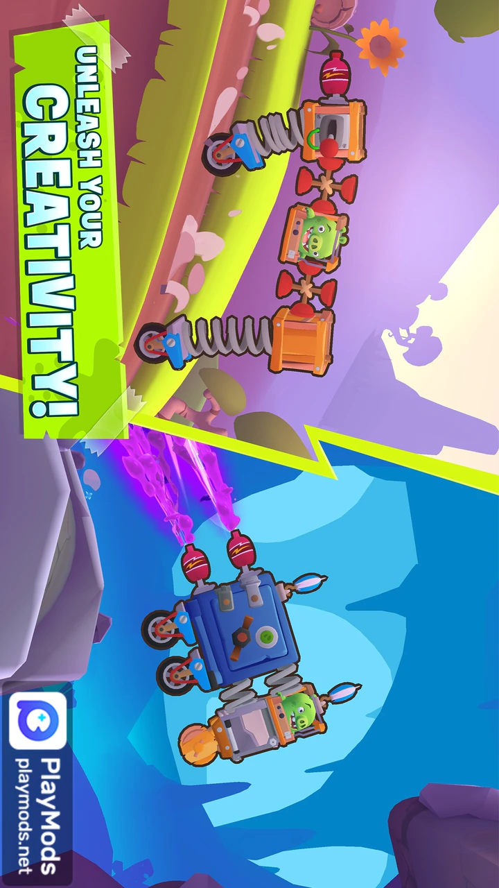 Скачать Bad Piggies 2 MOD APK v1.5.3 (Бесконечные детали) для Android