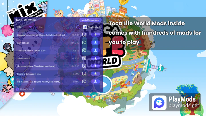 Toca Life World(Mods inside) screenshot image 1_playmods.net