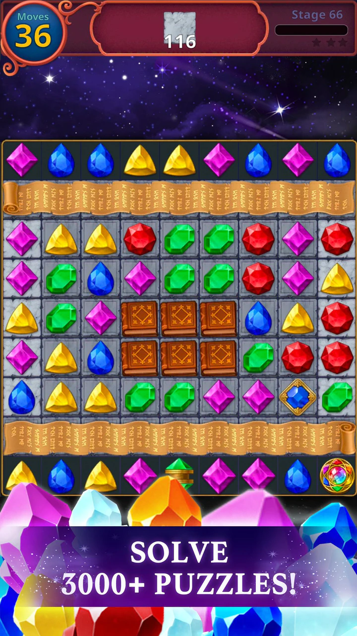 Скачать Jewels Magic: Mystery Match3 MOD APK v23.1012.00 для Android