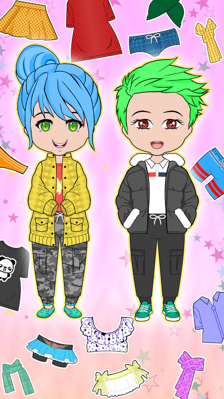 Скачать Chibi Dress Up Fashion Game APK v1.6 для Android