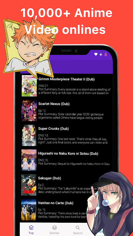 Download anime best sale online apk