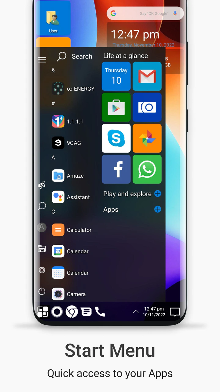 Скачать Win 11 Launcher MOD APK v8.65 для Android