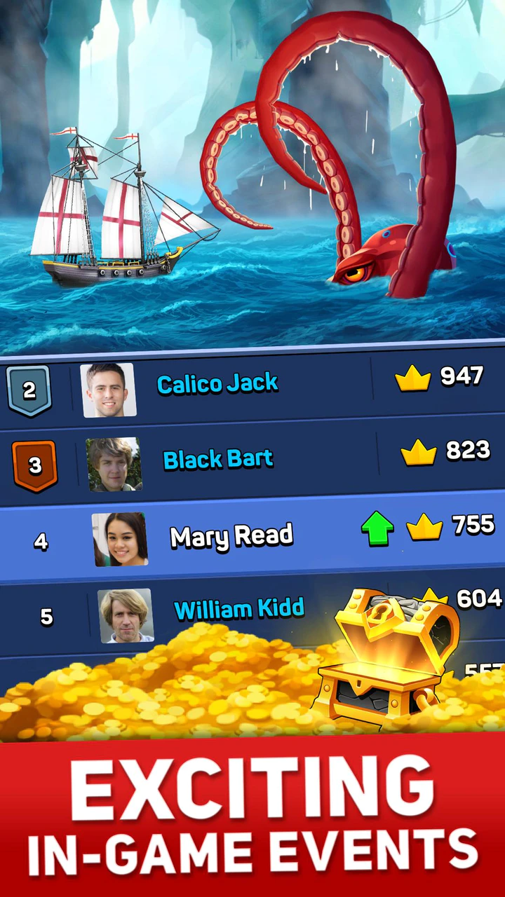 Скачать Pirates & Puzzles：Match 3 RPG MOD APK v1.14.3 для Android