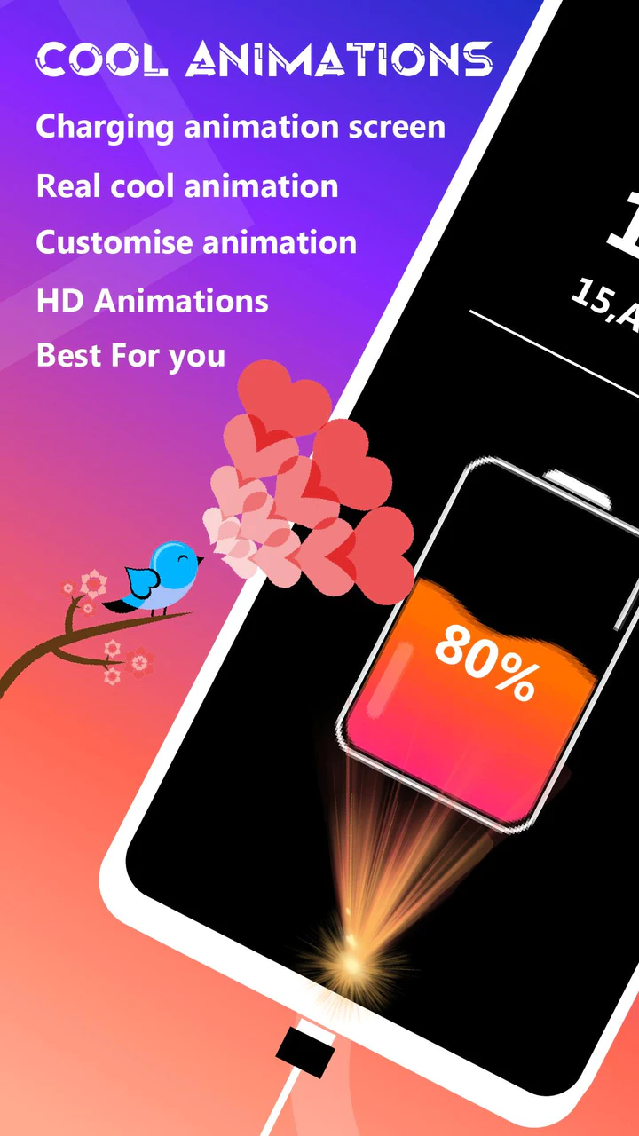 Скачать Анимация батареи 3D зарядка APK v1.6 для Android