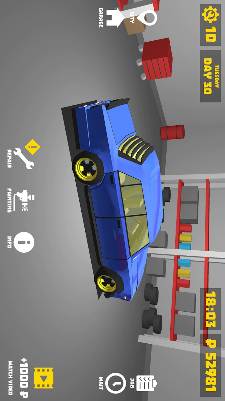 Скачать Retro Garage - Car mechanic simulator MOD APK v2.15.0 для Android